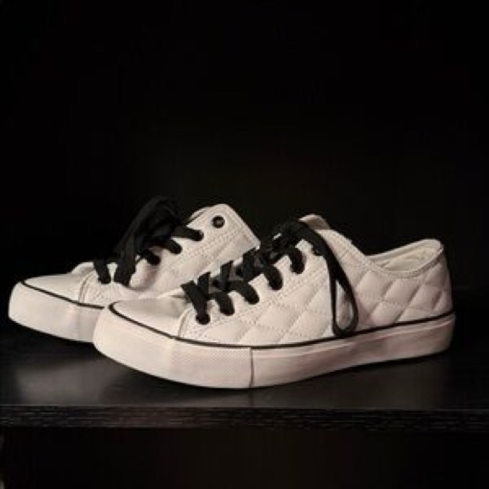 Torrid Quilted White Sneakers